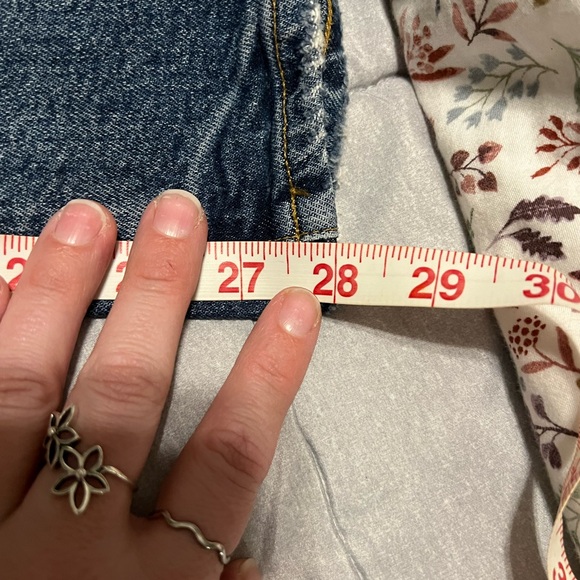 Agolde Dark Blue Straight Leg Women's Jeans - Picture 4 of 6